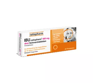 Ratiopharm IBU-Ratiopharm 400 mg akut, Filmtabletten von ratiopharm
