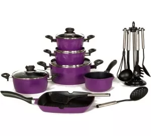 Karl Krüger Haushaltswaren Aluguss Set (17-teilig) von Krüger