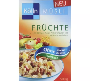 Kölln Müsli Vollkorn Früchte ohne Zuckerzusatz von Kölln
