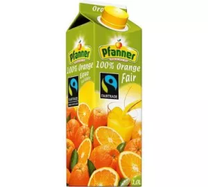 Pfanner 100% Orangensaft Fair von Pfanner
