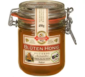 Bihophar Blüten-Honig mit Bio-Siegel flüssig von Honig