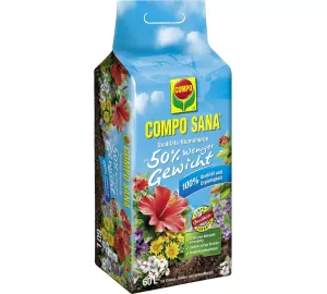 Compo Sana Qualitäts-Blumenerde 50% weniger Gewicht von COMPO