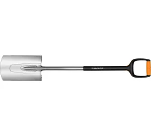 Fiskars Xact Gärtnerspaten, rund in schwarz von Fiskars