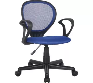 SixBros. Schreibtischstuhl H-2408F in blau von Böttcher-AG